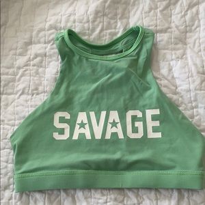 SPORTS BRA - HIGH NECK sea foam